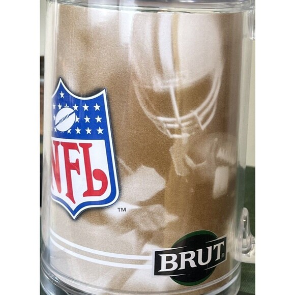 Vintage NFL 1980’s Beer Mug / Brut Sponsored / Man Cave Collection / Sports - Picture 7 of 7